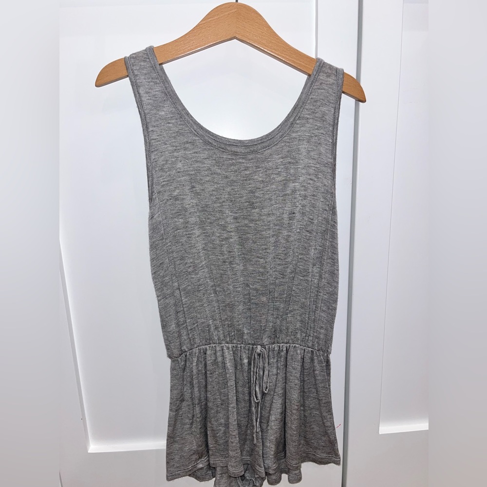 Pixie Lane gray romper.